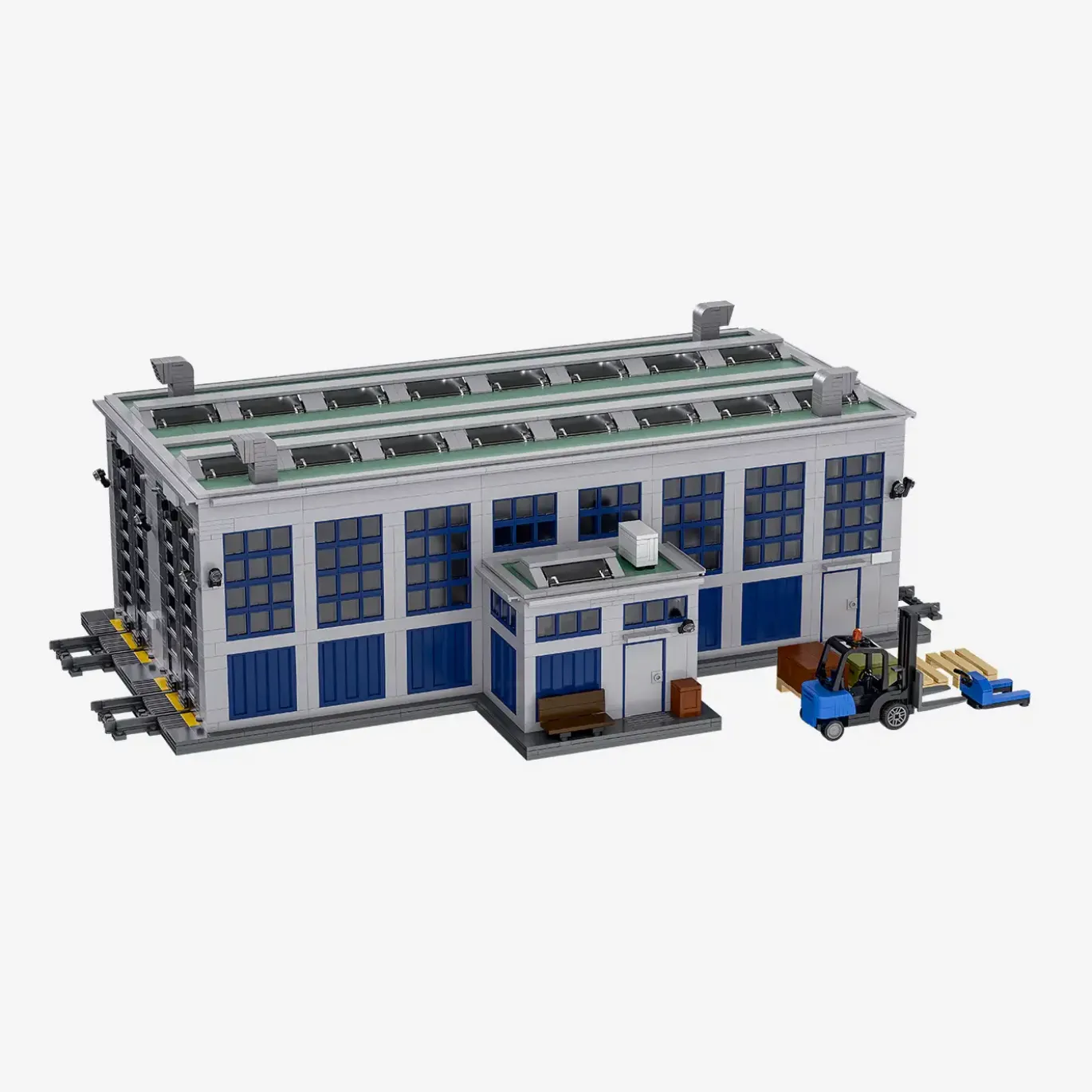 Moderne Lokhalle