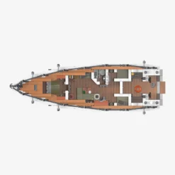 Moderne Segelyacht