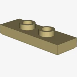 Modified 1 x 3 with 2 Studs (Double Jumper) X 100