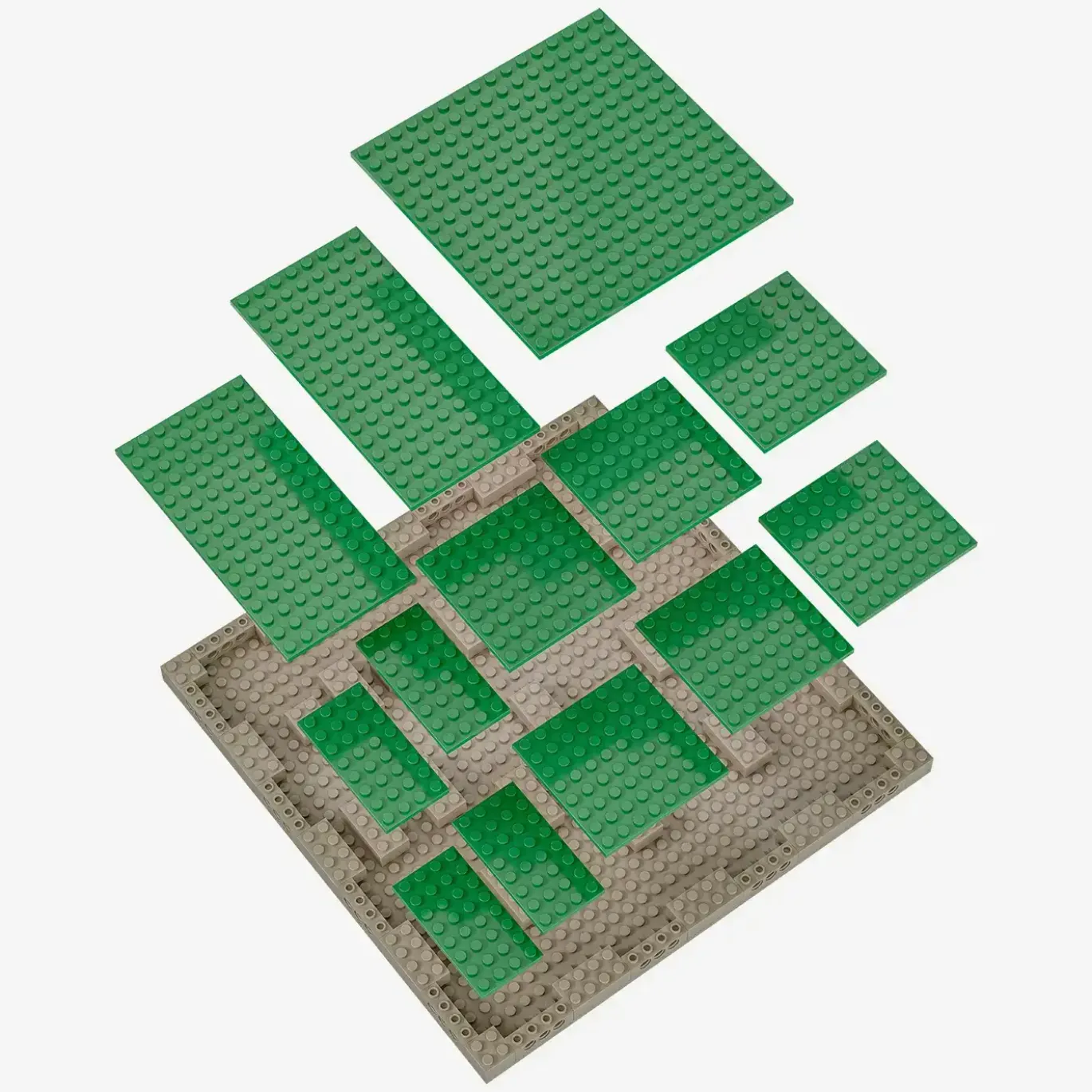Modulares Landschaftssystem: Leermodul
