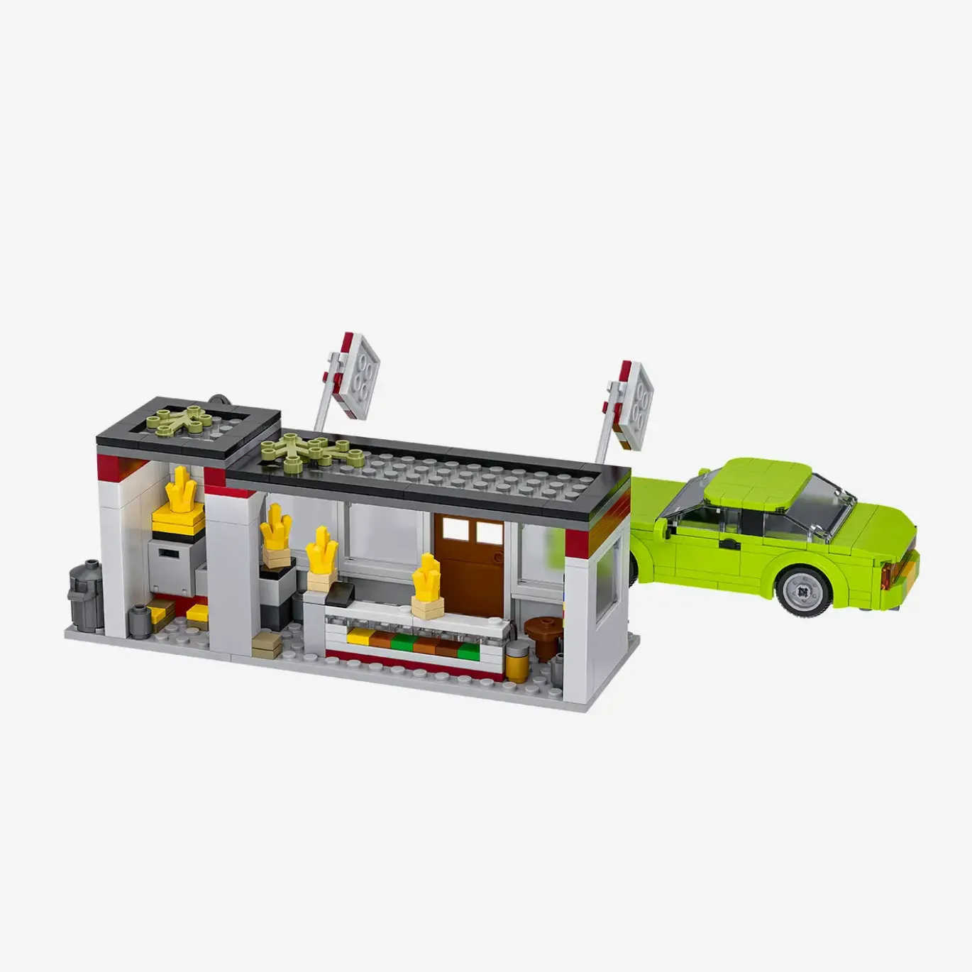 Niederländische Frittenbude mit Coupé