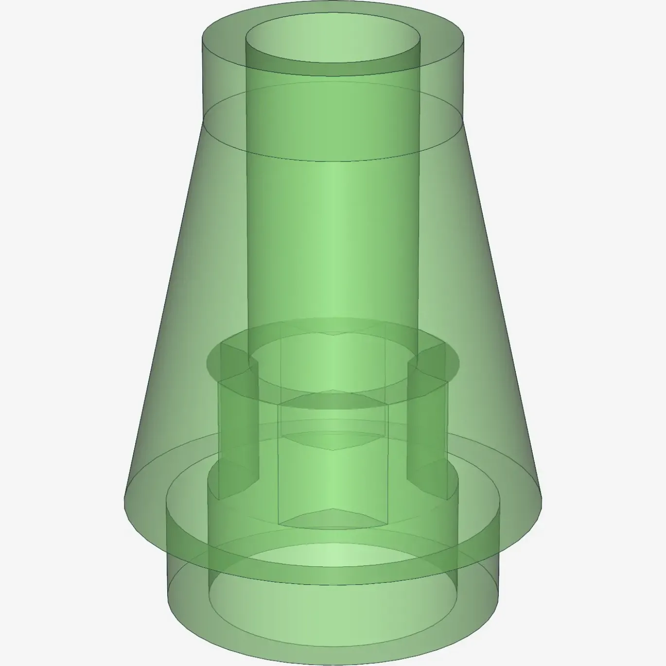 NOSE CONE SMALL 1X1 X 200