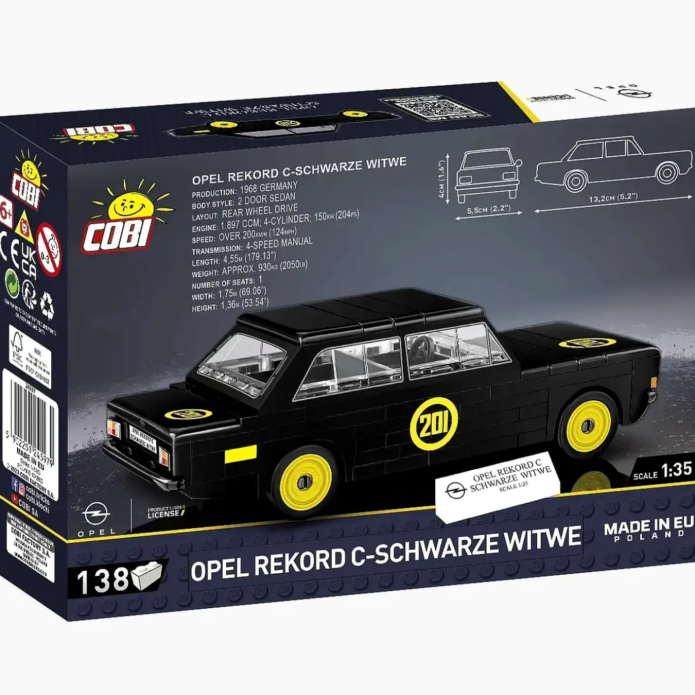 Opel Record C Schwarze Witwe