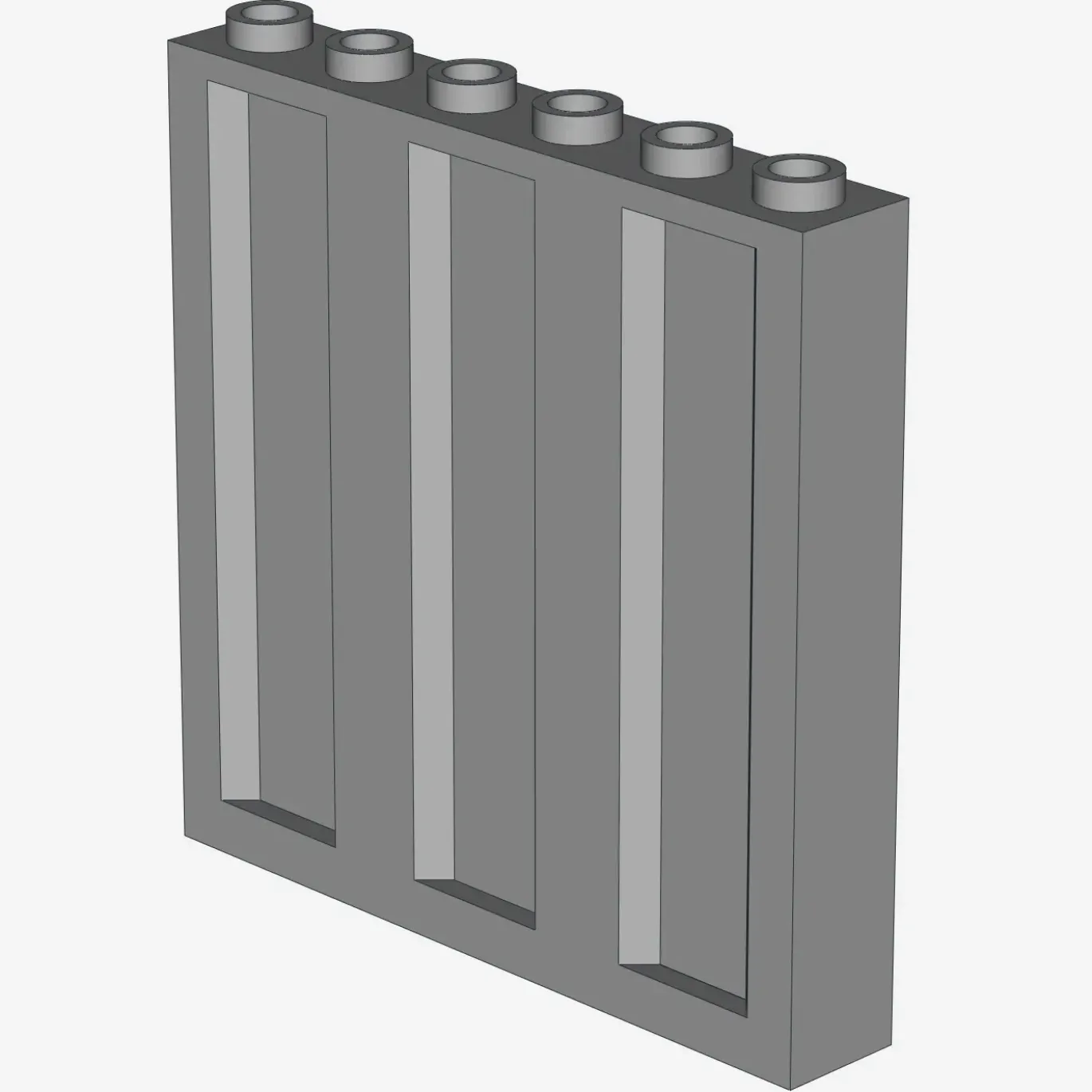 Panel 1 x 6 x 5 Corrugated X 10
