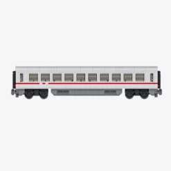 Passagierwagen weiß rot