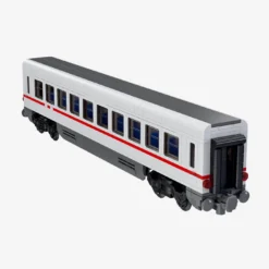 Passagierwagen weiß rot