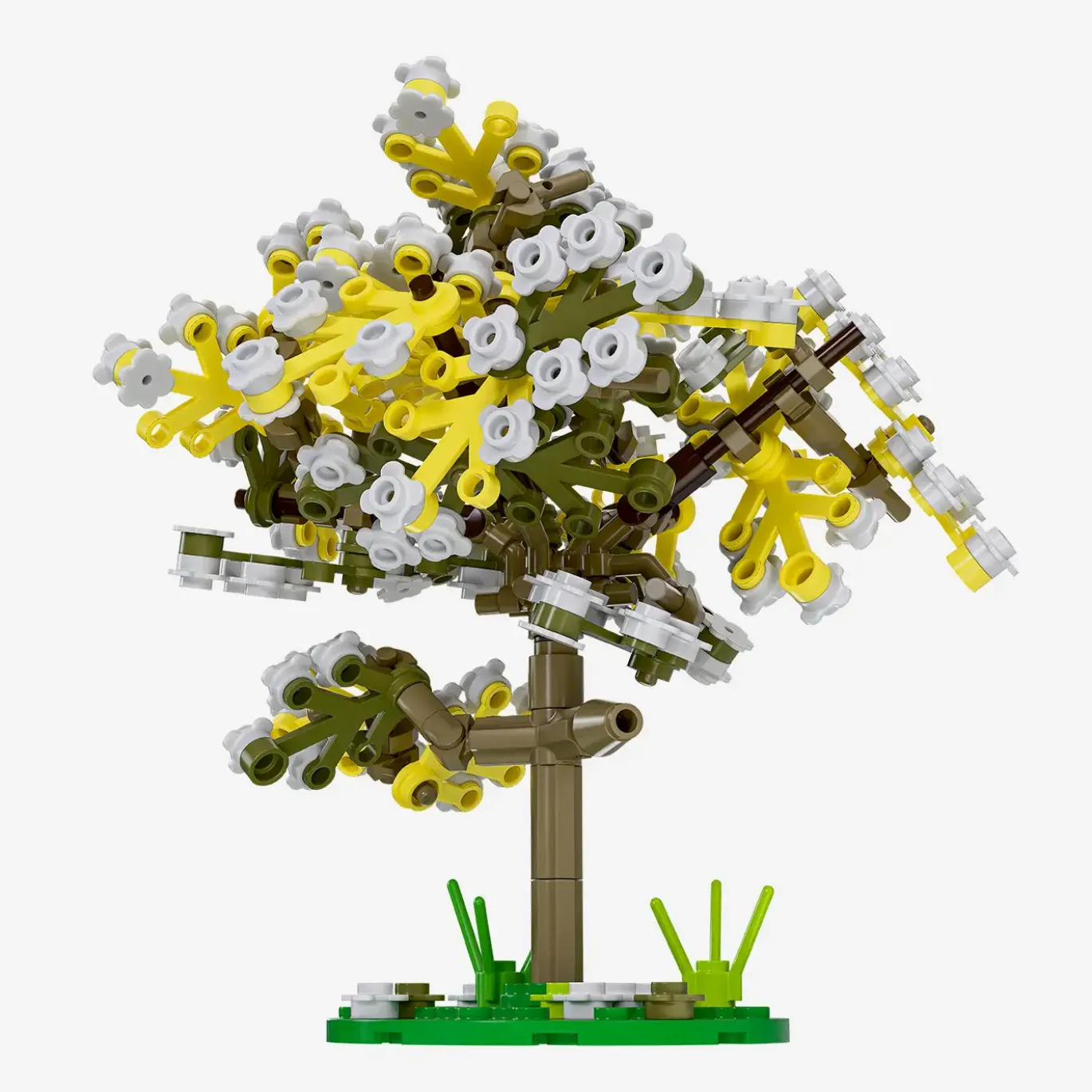 Pflaumenbäume im Frühling, 3er-Set