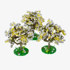 Pflaumenbäume im Frühling, 3er-Set