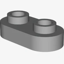 Plate, Modified 1 x 2 Rounded with 2 Open Studs X 1200