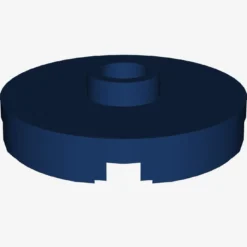 PLATE ROUND W. 1 KNOB X 100