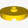 PLATE ROUND W. 1 KNOB X 100