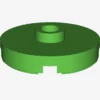 PLATE ROUND W. 1 KNOB X 100