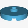 PLATE ROUND W. 1 KNOB X 100