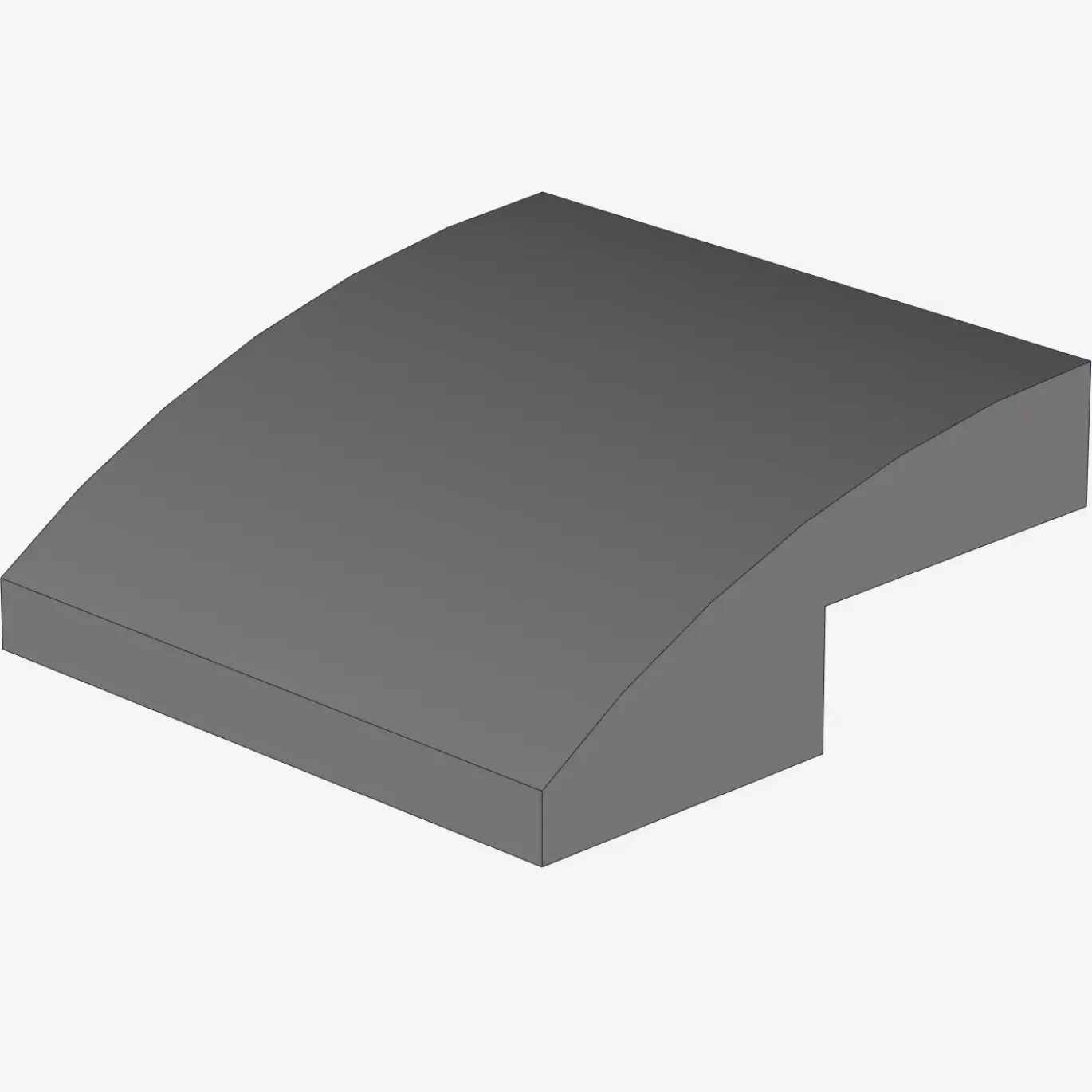 PLATE W. BOW 2X2X2/3 X 100