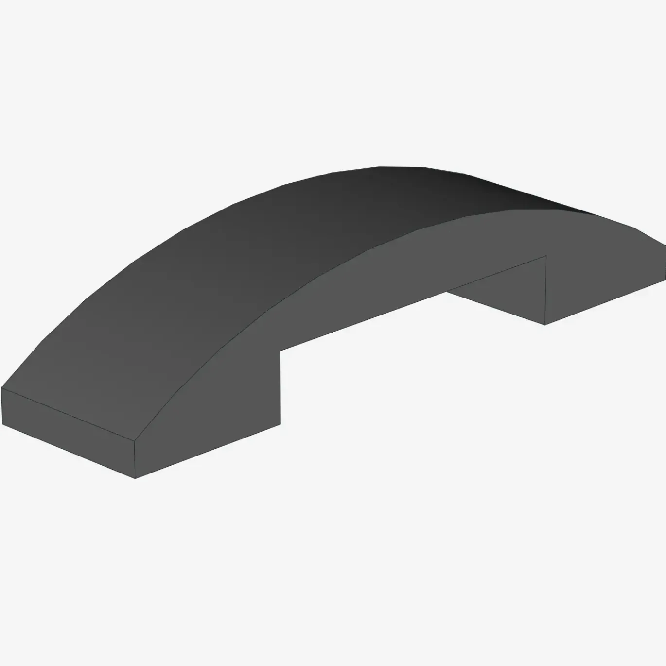 PLATE W. BOW 1X4X2/3 X 100