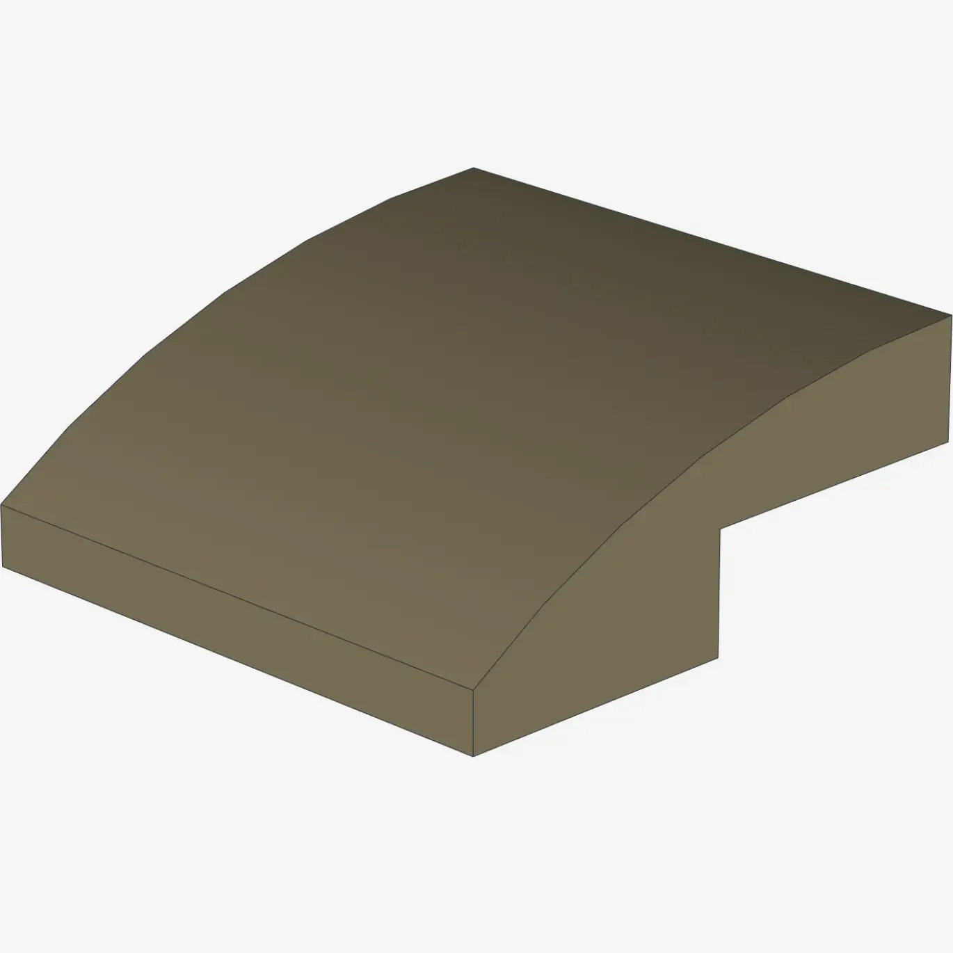 PLATE W. BOW 2X2X2/3 X 100