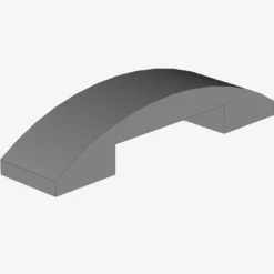 PLATE W. BOW 1X4X2/3 X 100