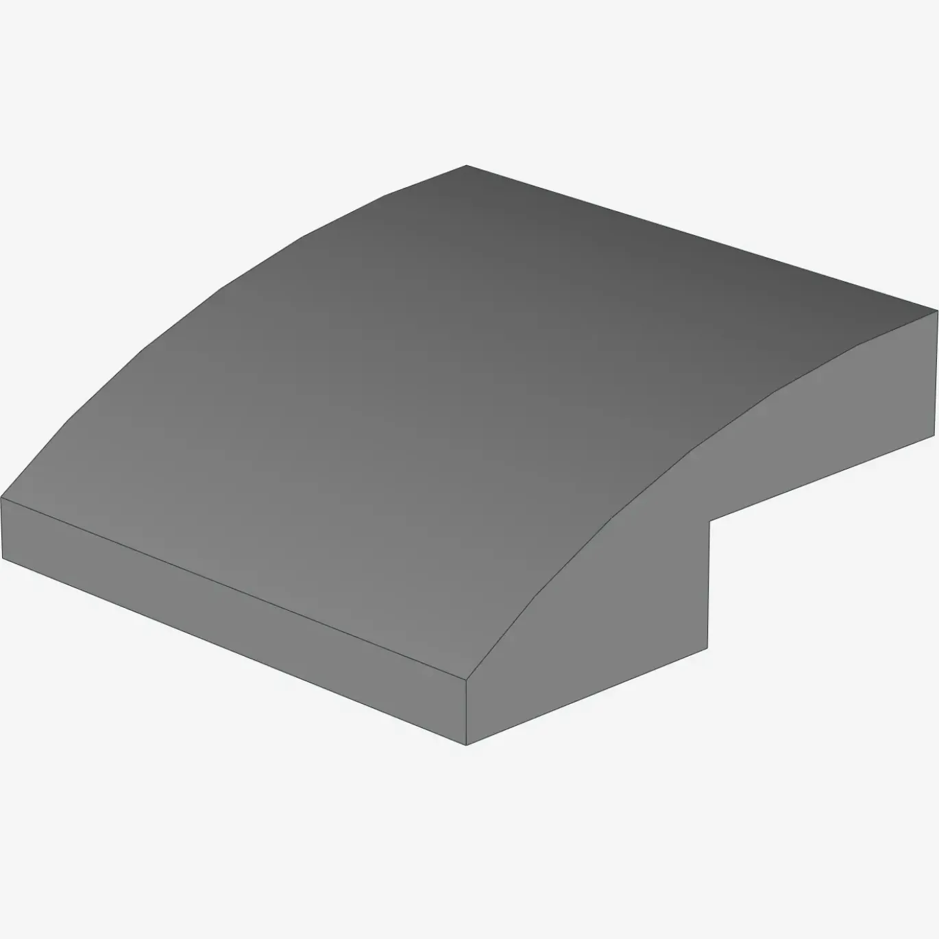 PLATE W. BOW 2X2X2/3 X 600