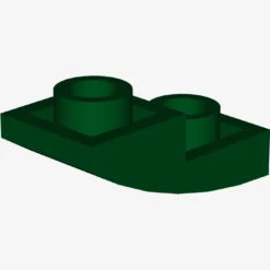 PLATE W/ HALF BOW INV. 1X2X2/3 X 100