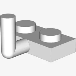 PLATE W. HOOK 1X2 X 100
