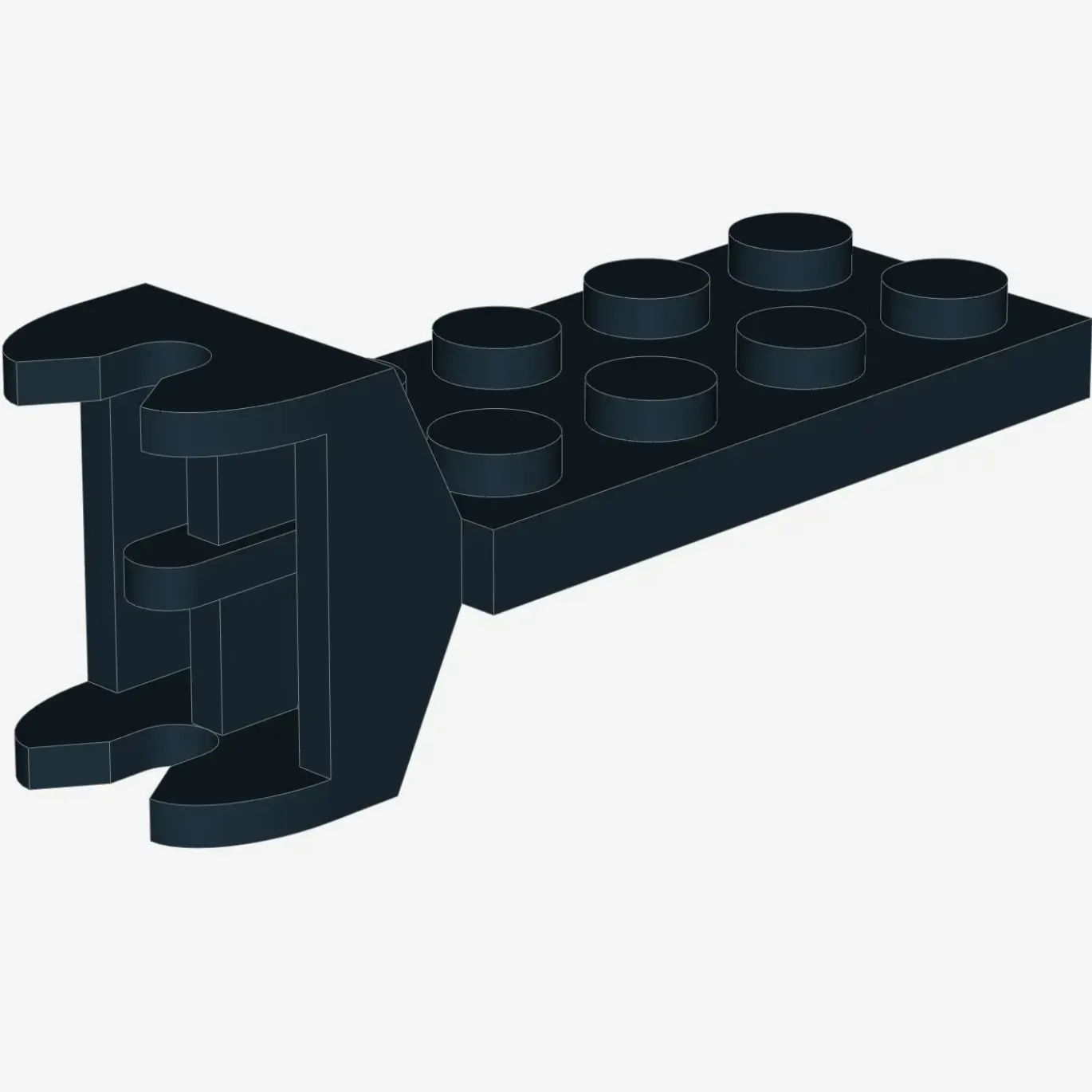 PLATE 2X4 ACROSS HINGE X 25