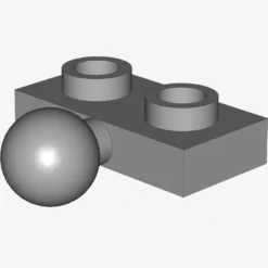 PLATE 1X2 BALL Ø5.9 MIDDLE X 100