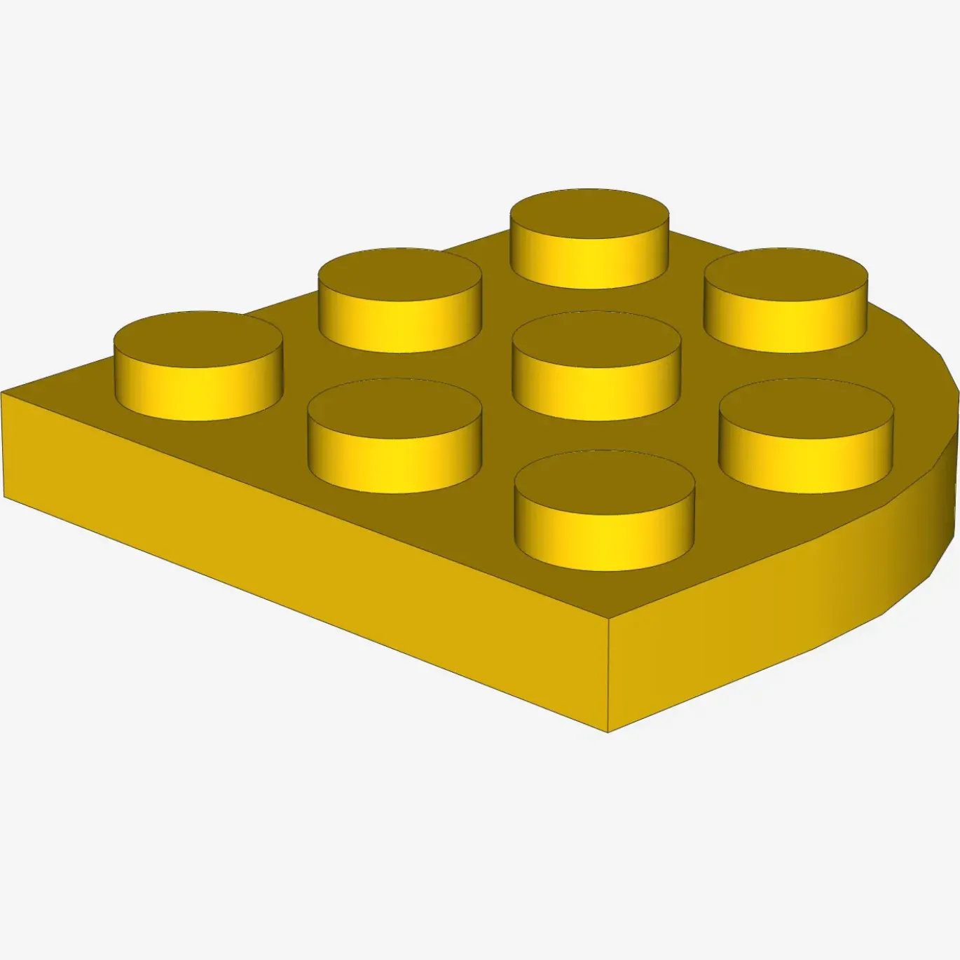 PLATE 3X3, 1/4 CIRCLE X 50