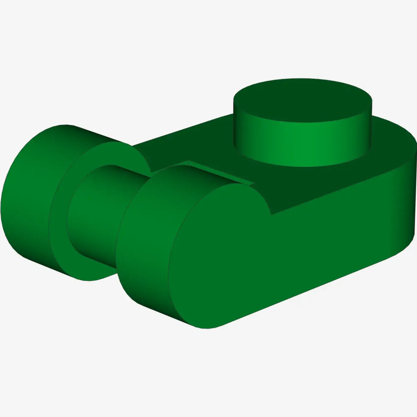 PLATE 1X1 ROUND W/3.2 SHAFT X 200