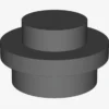 PLATE 1X1 ROUND X 1200