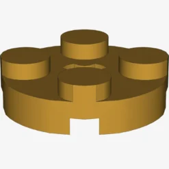 PLATE 2X2 ROUND X 100