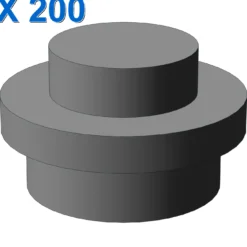 PLATE 1X1 ROUND X 200