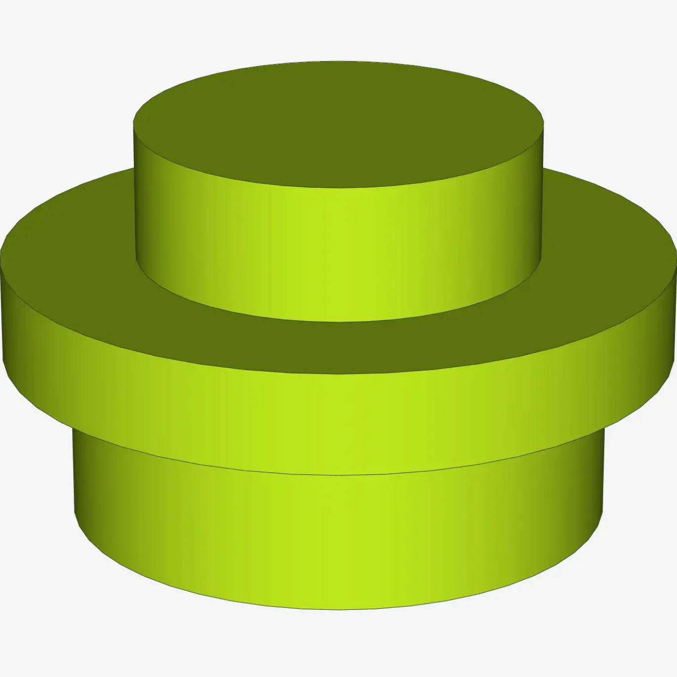 PLATE 1X1 ROUND X 200