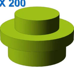 PLATE 1X1 ROUND X 200
