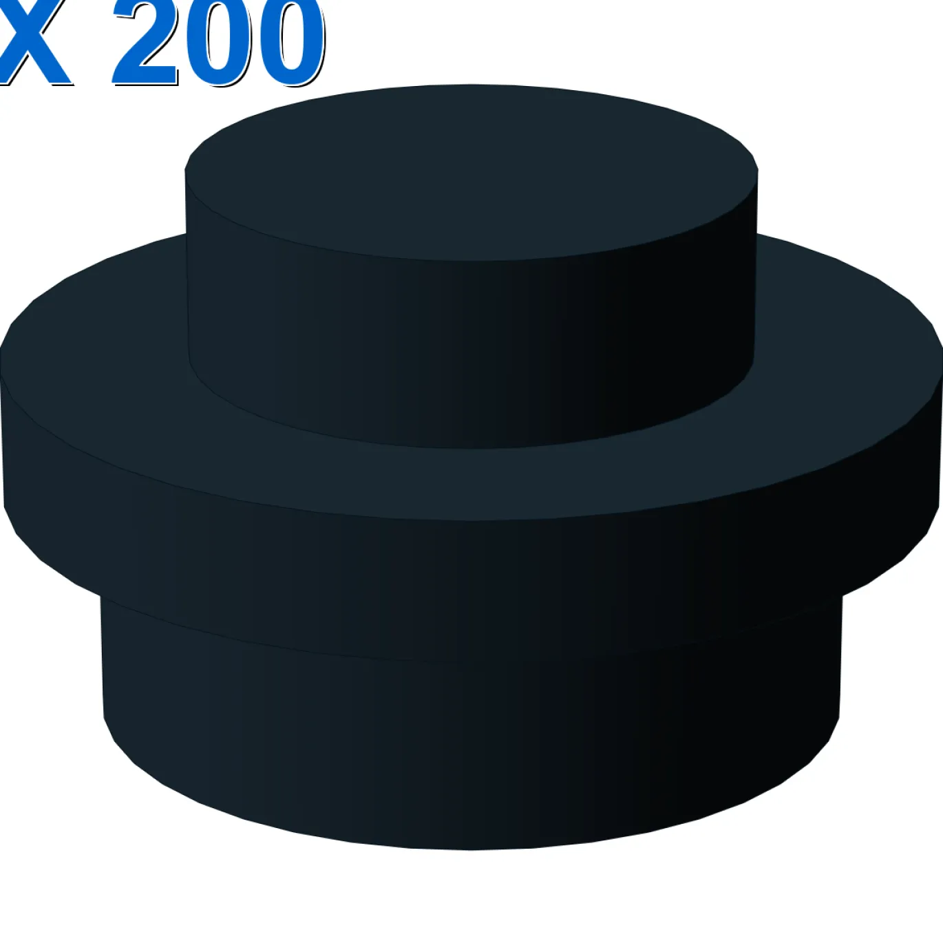 PLATE 1X1 ROUND X 200