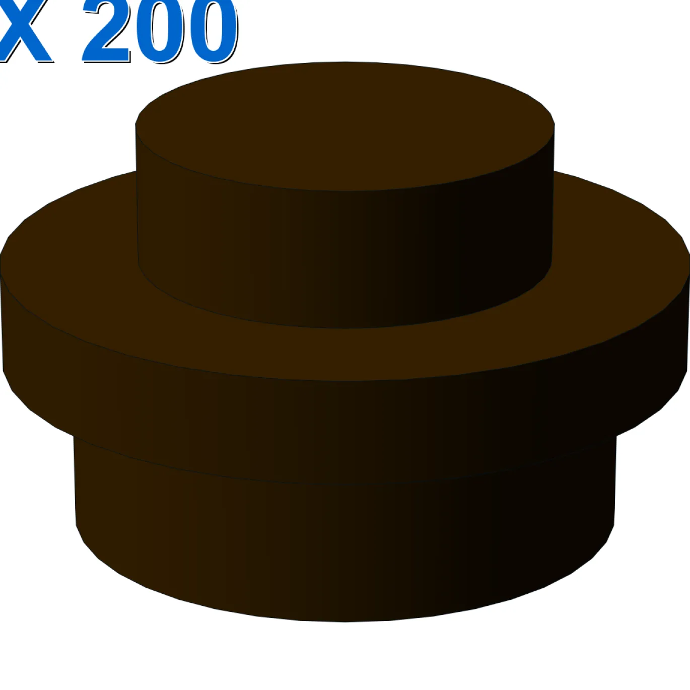PLATE 1X1 ROUND X 200