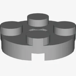 PLATE 2X2 ROUND X 100