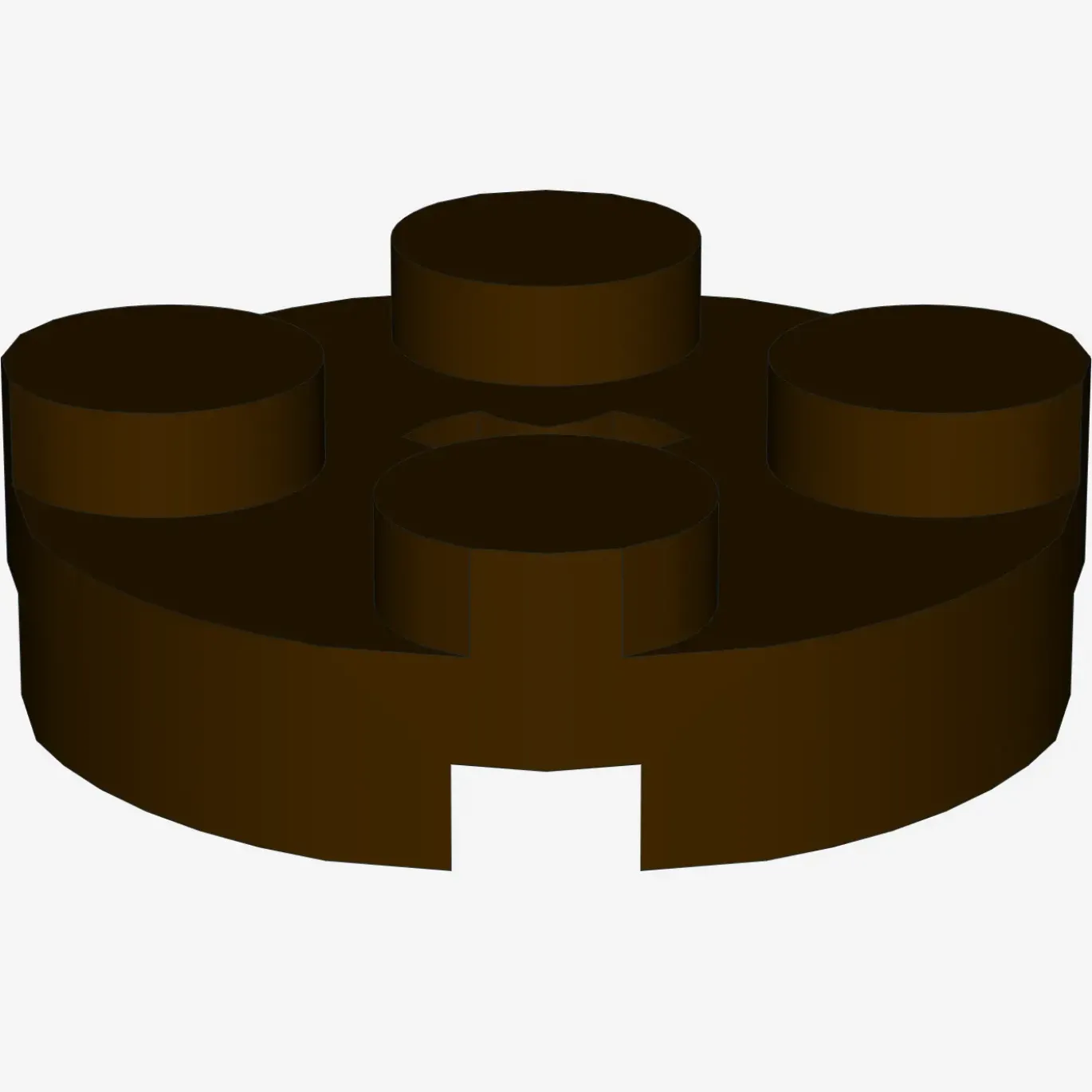 PLATE 2X2 ROUND X 100
