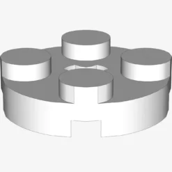 PLATE 2X2 ROUND X 100