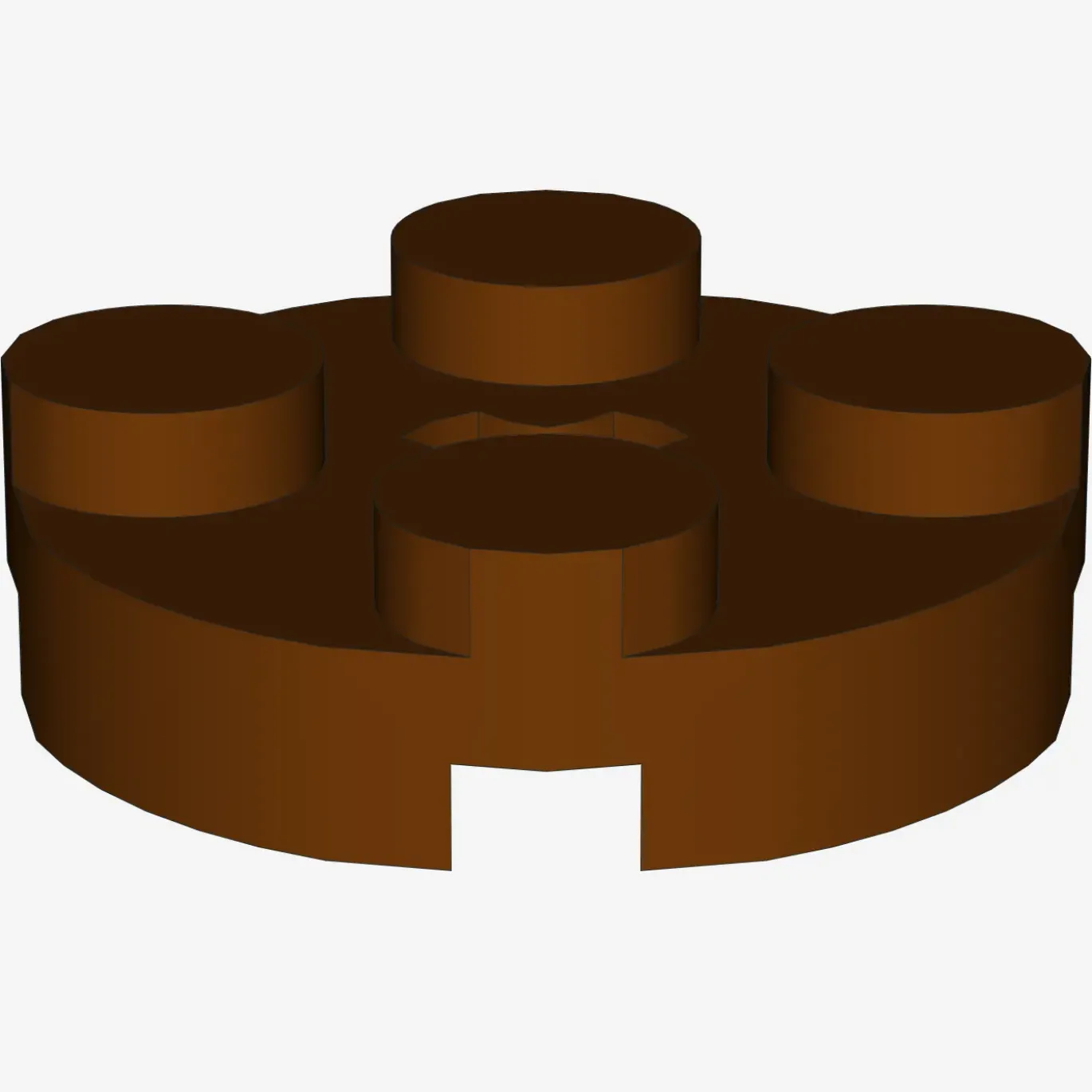 PLATE 2X2 ROUND X 100