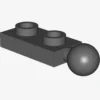 PLATE 1X2 W/5.9 BALL END X 100