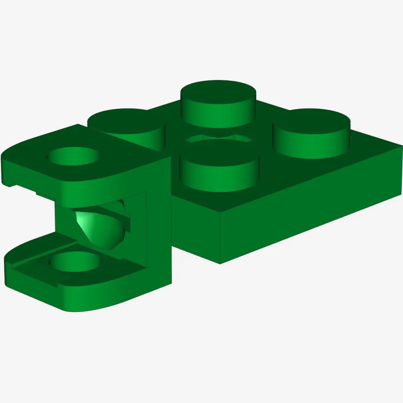 PLATE 2X2 W BALL SOCKET W/CROS X 50
