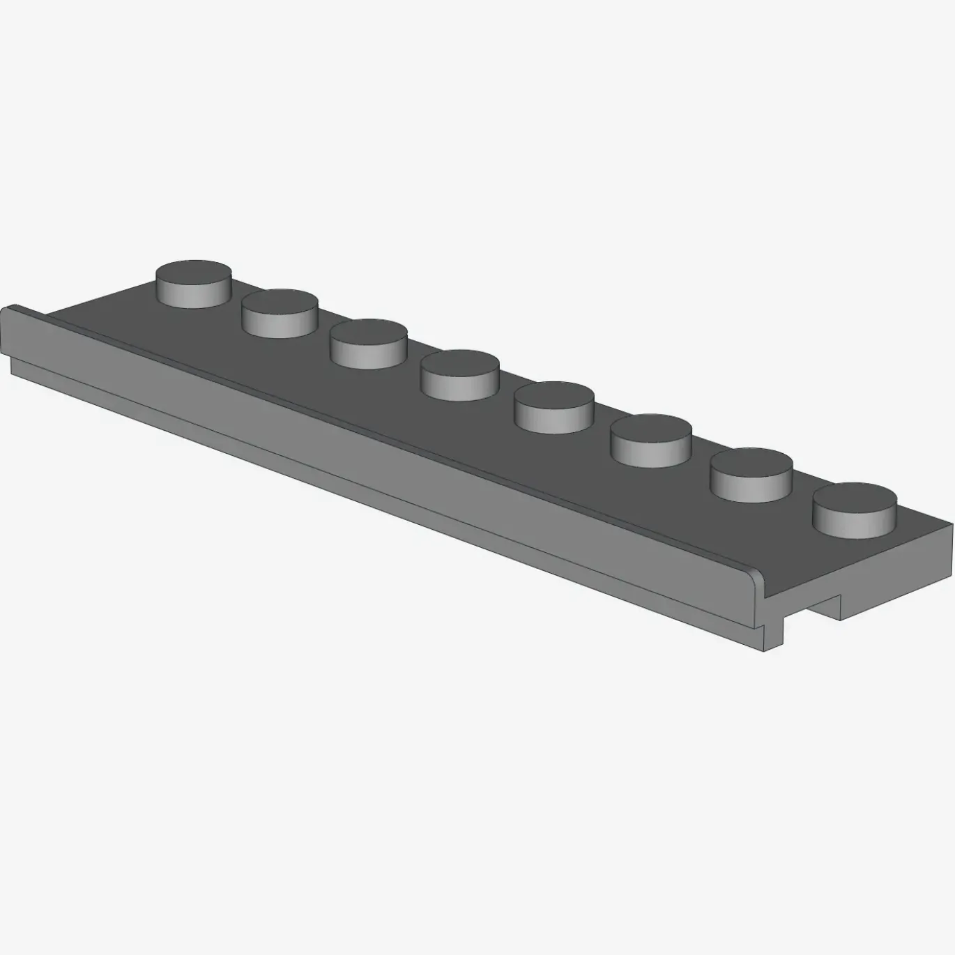PLATE 2X8 W/GLIDING GROOVE X 20