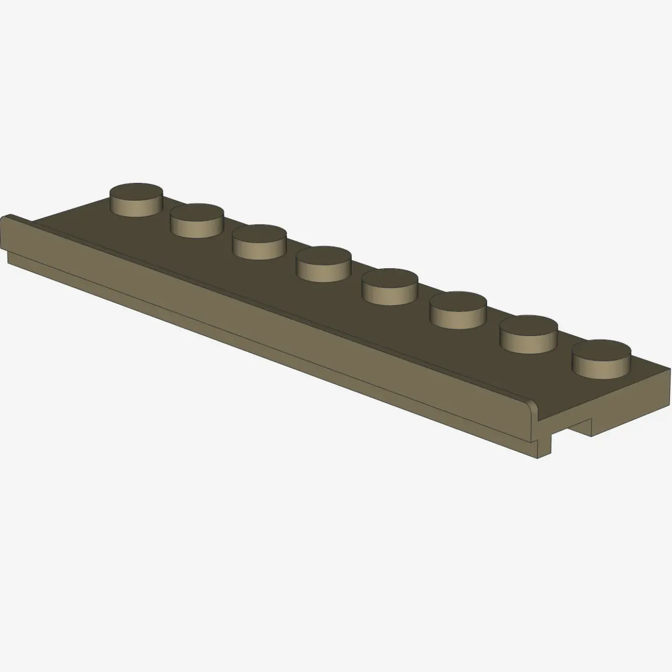PLATE 2X8 W/GLIDING GROOVE X 20