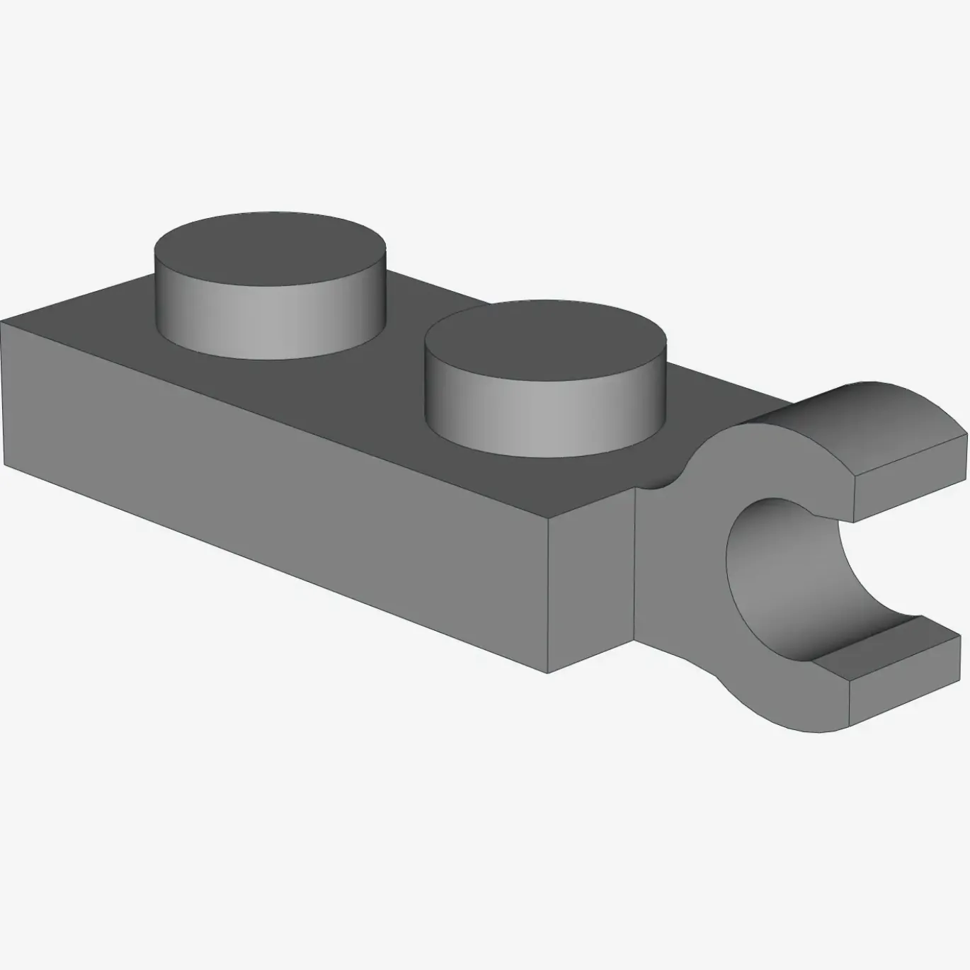 PLATE 2X1 W/HOLDER,VERTICAL X 100