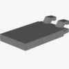 PLATE 2X3 W. HOLDER X 50