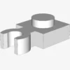 PLATE 1X1 W. HOLDER X 200