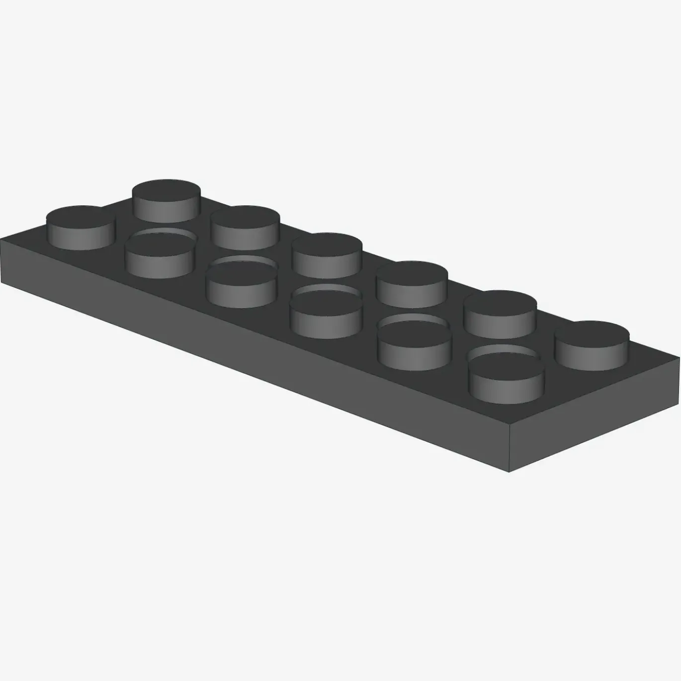 PLATE 2X6 W. HOLES X 25