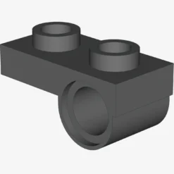 PLATE 1x2 W. HORIZONTAL HOLE Ø4,85 REV. X 100