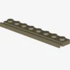 PLATE 1X8 WITH RAIL X 25