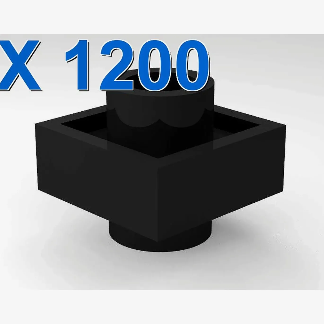 Plate 1x1 with studs on 2 sides X 1200
